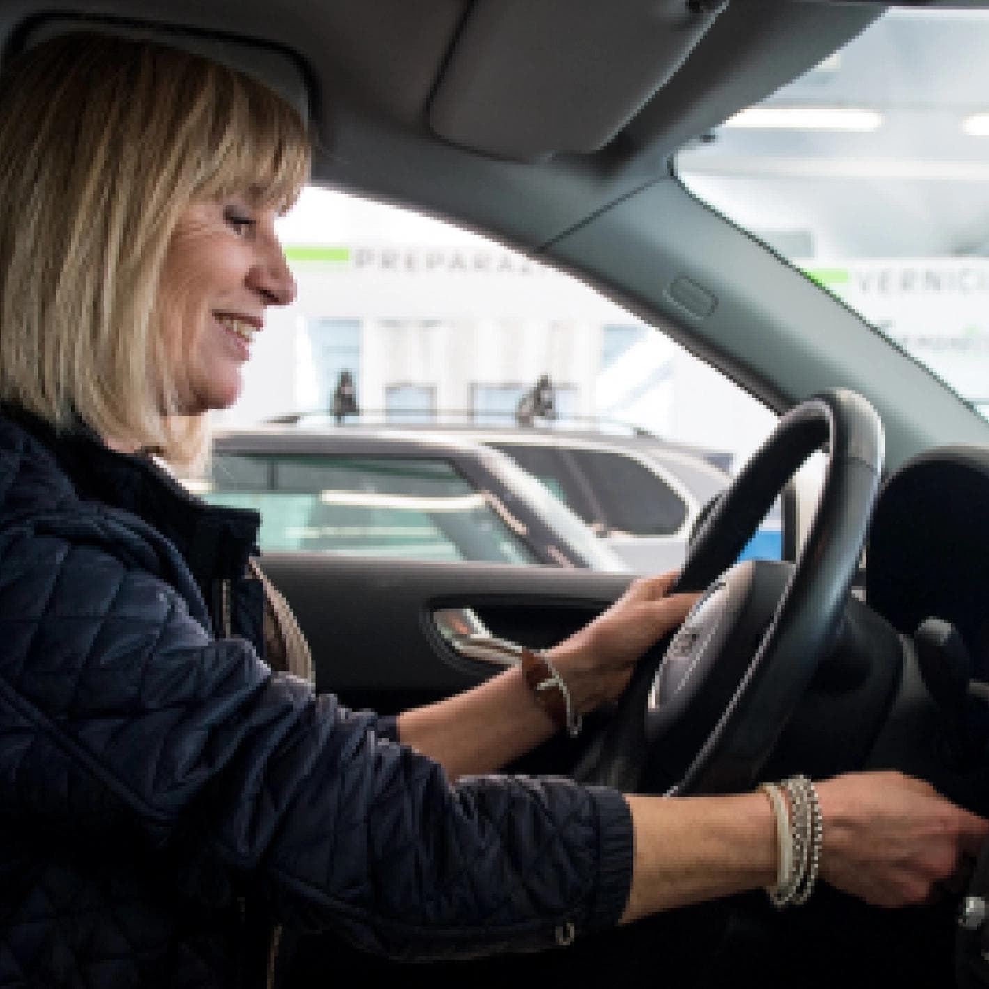 Cliente in auto